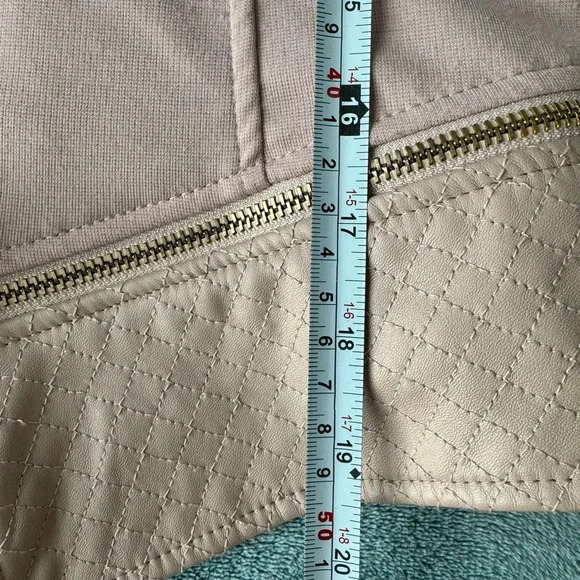 Shinestar Pink Jacket w/ Faux Leather Trim - Picture 3 of 5